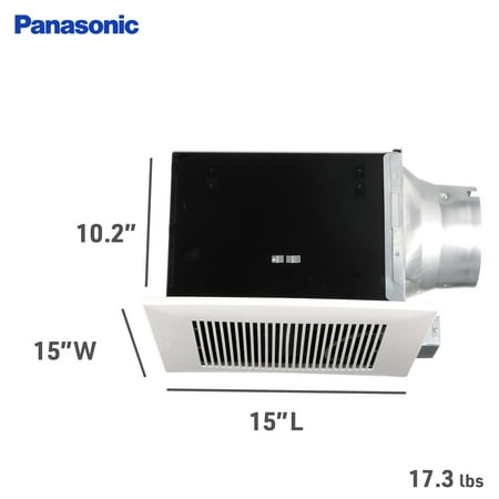 Panasonic FV-20VQ3 Whisper Ceiling Ventilation Fan, Quiet Air Flow, Long Lasting, Easy to Install