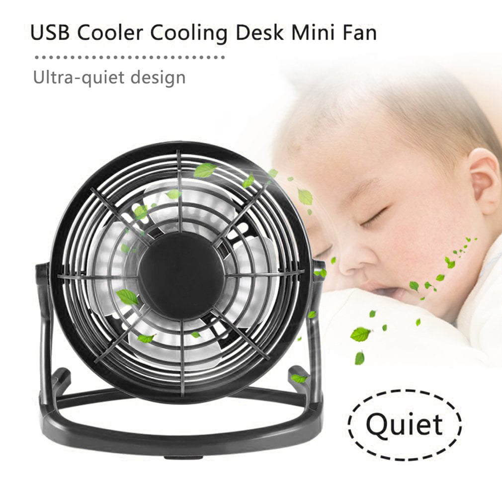 Mini Portable Super Mute Plastic USB Fan Desk Cooling Laptop Notebook PC Cooler 