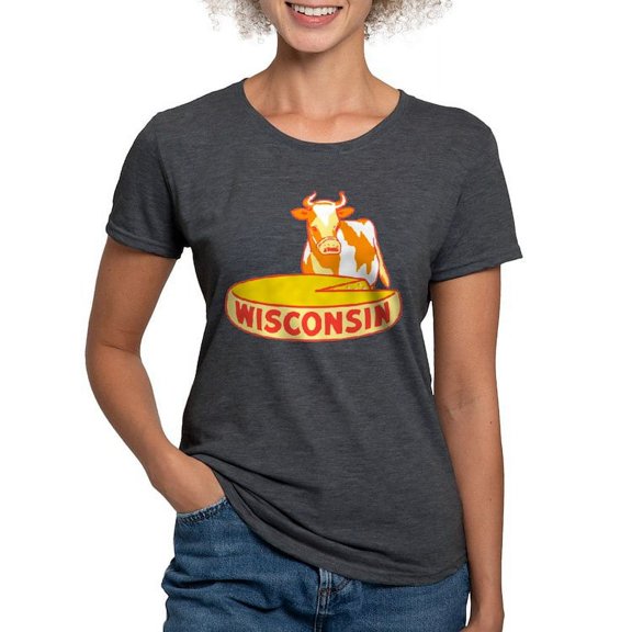 CafePress - Vintage Wisconsin Cheese T Shirt - Womens Tri-blend T-Shirt