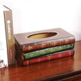 thumbnail image 4 of Caja de pañuelos de madera-A20-Caja de pañuelos de libros-A Ormromra ZH-502, 4 of 8