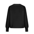 thumbnail image 4 of Womens Oversized Cardigans Soft Knit Cardigan Sweater with Pockets Ndbuld Casual Women Casual Solid Long Sleeve Button Sweater Ladies Outwear Christmas Deals Black M, 4 of 5