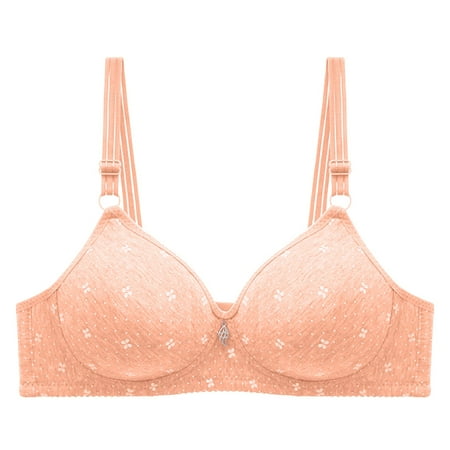 

TZNBGO Push Up Bar Backless Bra Minimizer Bra Racerback Women s Bras Wireless Broken Flowers Comfortable Breathable Anti-exhaust Printing Non-Wired Bra Gathering No Steel Ring Bra Underwear6294