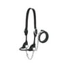 WEAVER LEATHER LLC 4-H Cattle Show Halter, Black Bridle Leather, Medium, 20-In. Chain x 36-In. Lead 90-0666