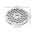 thumbnail image 5 of 3mm/5mm/7.5mm Hole Meat Grinder Blade Meat Grinder Crusher Mincer Plate Disc Knife Kitchen Appliance, 5 of 6