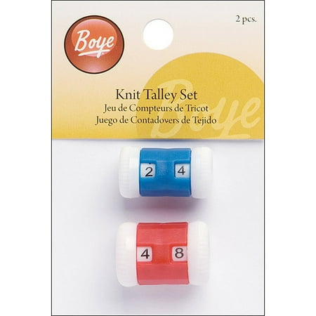 Boye 7537 Plastic Knit Tally Set - 2-Pack