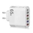 thumbnail image 1 of Cargador de teléfono de 65 W USB tipo C 5 V/3,5 A adaptador de cargador para iPhone (enchufe blanco de la UE) Hugtrwg  Nuevos Originales, 1 of 7