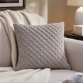 thumbnail image 6 of Textured Knit Throw Pillow Cover Soft Square Decorative Cushion Case for Outdoor Patio Sofa Couch and Home, 6 of 7