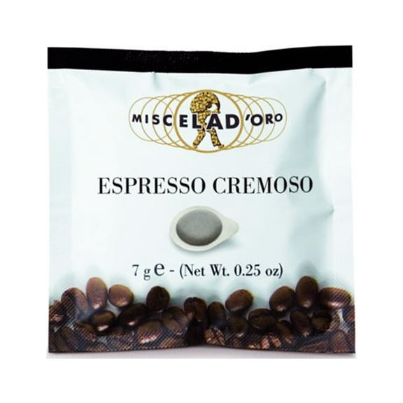 Miscela D'Oro Espresso Cremoso, Medium Roast, Coffee Pods, 150 Ct