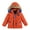 Orange, variant on Boys Hooded Jacket Coat Christmas Gift Toddler Girl Boy Winter Coats Thicken Collar Hoodie Down Jacket Windproof Snowsuit Clothing Save Big