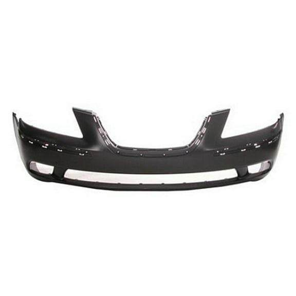 New Aftermarket CAPA Unpainted Front Bumper Cover Replaces 865110A700 fits 2009-2010 Hyundai Sonata