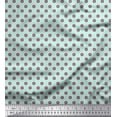 thumbnail image 1 of Soimoi Cotton Duck Fabric Artistic Floral Shirting Printed Craft Fabric by The Yard 42 Inch Wide, 1 of 1