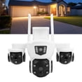 thumbnail image 1 of Cámara Cámara De Seguridad Solar De 3 Lentes Ultra HD Detección Humana A Prueba De Agua WiFi Cámara Exterior Giratoria Multiángulo Con Aplicación Para El Hogar, 1 of 7