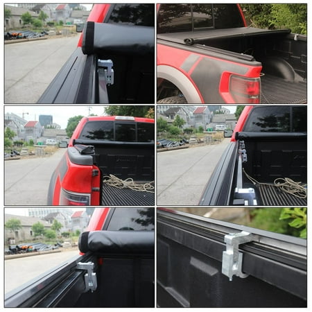 5Ft Tonneau Cover Ram 1500 Roll Up Tonneau Cover With Light For Chevy For Colorado For Gmc For Canyon