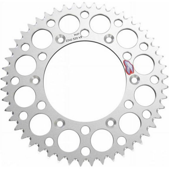 Renthal Rear Sprocket 49 Tooth Silver