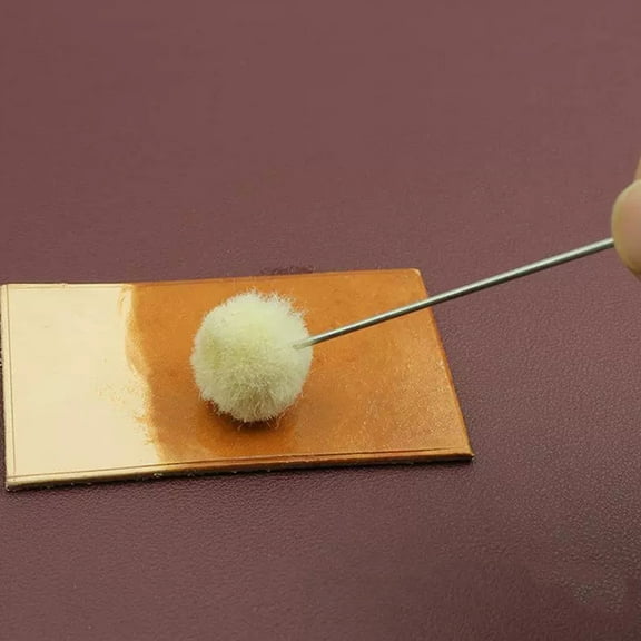 Masteelf Wool Dauber Set with Metal Handle for DIY Crafts and Leather Dyeing 30 Pieces