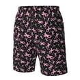 thumbnail image 4 of Vsdgher Breast Cancer Awareness (2) Men's Beach Shorts, Surfing shorts, Swim trunks, Quick Dry Swim Trunks for Surfing Beach Fun -Medium, 4 of 6
