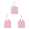 thumbnail image 1 of maskred Grande Capacité Sac Cabas Fiable Compagnon de Magasinage Robuste et Durable Rose 3Set, 1 of 6
