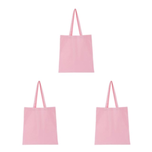 maskred Grande Capacité Sac Cabas Fiable Compagnon de Magasinage Robuste et Durable Rose 3Set