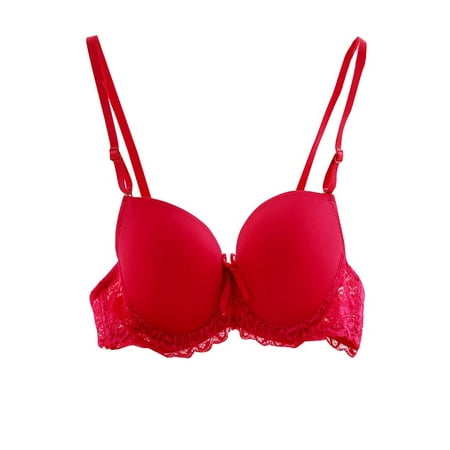 

Women s Push Up Lace A B Cup Bra Brassiere Underwire Padded Lingerie Underwear
