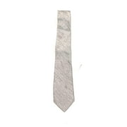 Michael Kors Men's Neck Tie One Tonal Blocked Skinny Silk Gray One Size