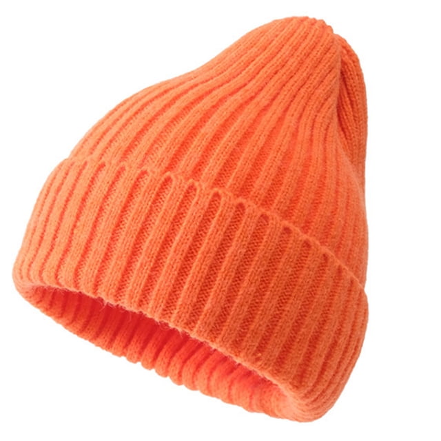 Femmes Hommes Tricoté Hiver Mode Couleur Rayé Impression Chapeaux Rayés Boule de Poils Raton Laveur Chaud Bonnet de Ski Chaud Bonnet Bombers Tuques Chapeaux Rouge