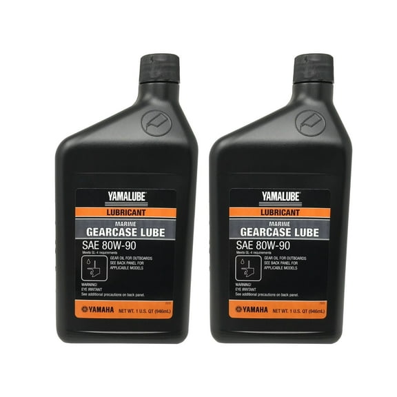 Yamaha OEM Lower Unit Gearcase Lube Oil 2 QUARTS ACC-GEARL-UB-QT 2 PACK