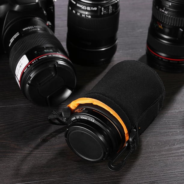 Waterproof Neoprene Camera Lens Pouch Bag Drawstring Protector Case (S)