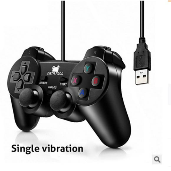 Wired Usb Pc Game Controller Gamepad For Pc Windows Computer Laptop Black Game Joystick
