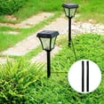 thumbnail image 5 of 8 PCS Replacement Stakes for Solar Lights: ABS Plastic Yard Stakes Outdoor Spikes Extender Pole, Lawn Stakes Garden Light Replacement Stakes for Pathway Torch Lights Inside Diameter 0.82Inch, 5 of 7