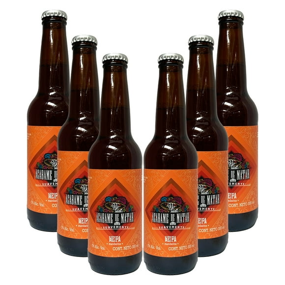 Six Pack Cerveza Acábame De Matar Neipa Mandarina 355 Ml Acábame De Matar Cerveza, Neipa