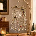 thumbnail image 7 of Wind Chime Acrylic Christmas Ornaments, 2D Flat Windchime with Snowflake for Front Door Window, Christmas in July Outdoor Garden Decor, 7 of 7