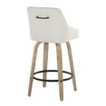 thumbnail image 6 of LumiSource Hannah 26" Fixed-Height Counter Stool - Set of 2, 6 of 6