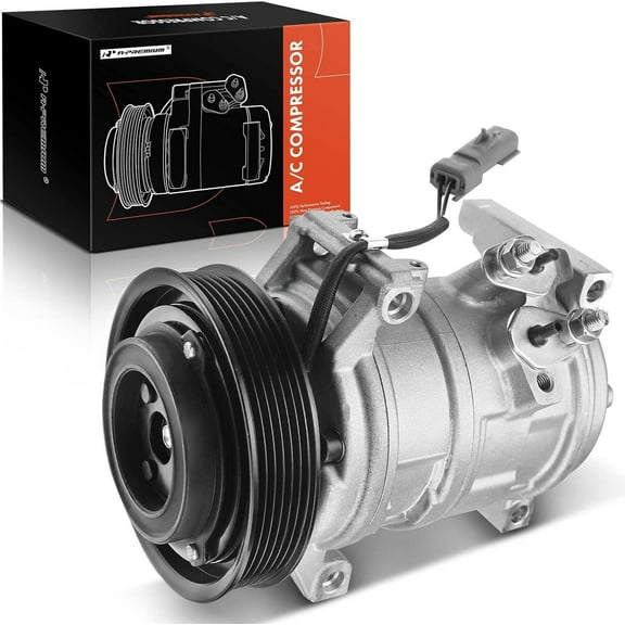A-Premium AC Compressor with Clutch Compatible with Chrysler Pacifica 2005 2006 2007 2008 V6 3.8