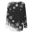 thumbnail image 5 of YUGYXL Womens Long Tunics Tops to Wear with Leggings Long Sleeve Blouses Shirts Black L, 5 of 5