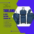 thumbnail image 3 of Skyway Luggage Tideland Softside 5-Piece Travel Luggage Set with Spinner Wheels, Blue, 3 of 9