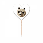 Panda Large Cat China Animal Lovely Toothpick Flags Heart Lable Cupcake Picks