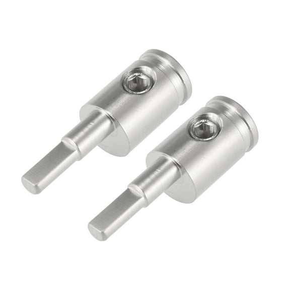 2pcs Car Stereo Power or Ground 4 to 8 Gauge Wire Reducer Audio Input Reducer Adapter Brass w/ Nickel Plated Silver Tone
