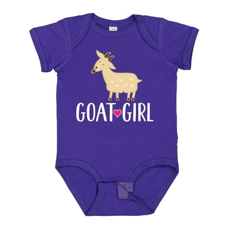 

Inktastic Goat Girl Farm Animal Gift Baby Girl Bodysuit