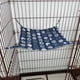 thumbnail image 3 of Methold Hamaca transpirable y resistente a la abrasión para jaula para mascotas, nido acogedor para animales pequeños Hábitats y jaulas para animales pequeños Gato azul M35*35cm, 3 of 6