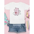 thumbnail image 3 of Hippo With Wings T-Shirt Juniors -Image by Shutterstock,  x-Large, 3 of 4