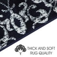 thumbnail image 4 of Floral Collection Contemporary, Cozy, Vibrant and Soft Stair Tread Mats & Rugs, 9'' x 28'', 4 of 6