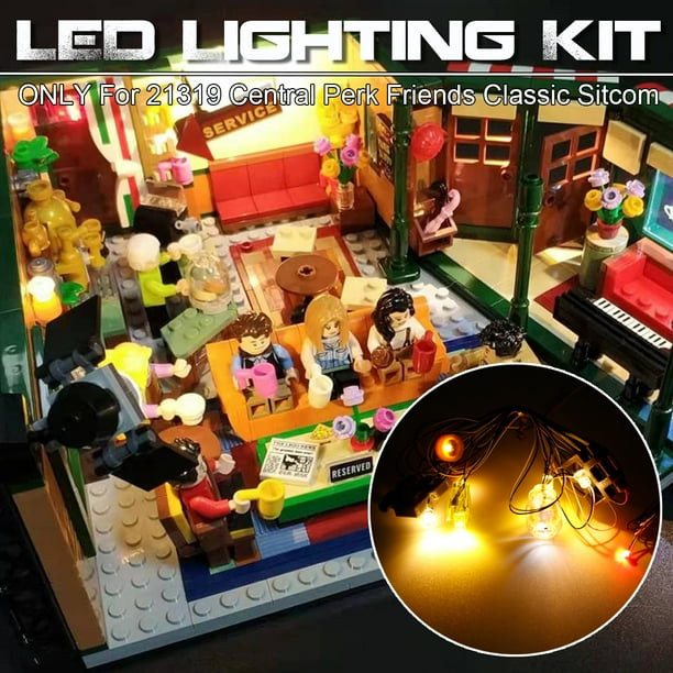 For LEGO 21319 Central Perk Friends Classic Sitcom ONLY LED Light Lighting Kit Model Not Included Walmart