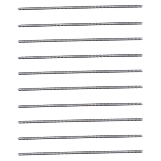 Stainless Steel Threaded Rod, High Strength Durable Cutting Performance M4 Threaded Rod High Hardness For Intelligent Machinery For Engineering Equipment