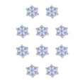 thumbnail image 1 of Bearachild Accesorio de molde de silicona de copo de nieve, accesorios creativos para manualidades, moldes de epoxi de adorno navideño pequeño Tipo 1 10piezas, 1 of 6
