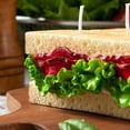 thumbnail image 3 of BLT Sandwich Realistic Food Vegetable Wax Candle, 3 of 8