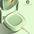 thumbnail image 4 of Folding Wall Mounted Small Fan, Office Desktop Home Desktop Portable Small Electric Fan, Quiet Air Circulator Fan,Green, 4 of 7