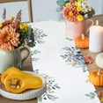 thumbnail image 4 of Fall Pumpkins Table Runner, Autumn Thanksgiving Kitchen Dining Table Decoration for Home Party Decor 13x60 Inches, 4 of 9