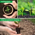 thumbnail image 3 of Peat Pots  60 Pcs 3 Inch Seed Starting Pots  Nursery Pot  Biodegradable Plants Pots with Bonus 20 Plant Labels, 3 of 8
