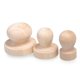 thumbnail image 2 of 5pcs 5cm Stamp Wooden Round Handle DIY Stamp for Scrapbooking Craft Diary, 2 of 3