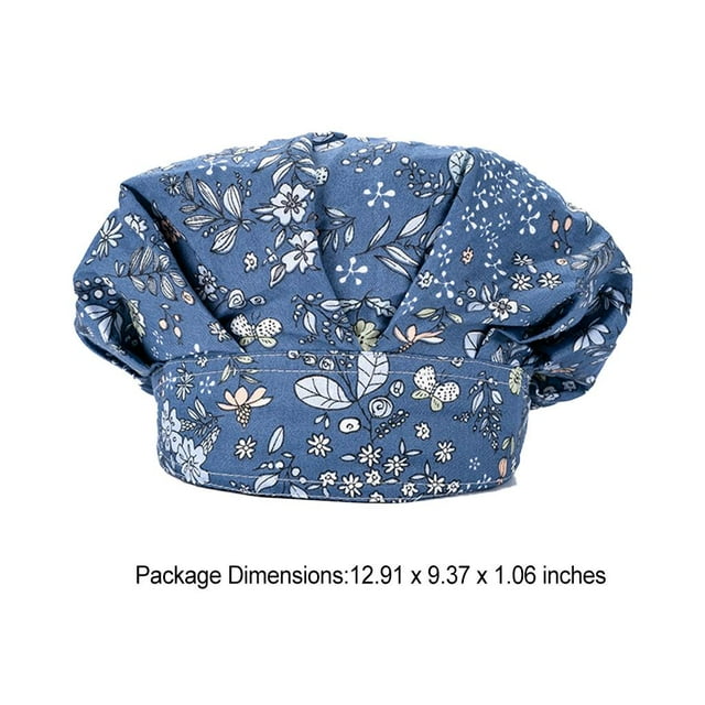 VONKY Operating Hats Nurses Long-time Service Gourd-shaped Pure Color Button Professional Assorted Colors Multifunctional Working Caps Hallowmas Yellow PP-40